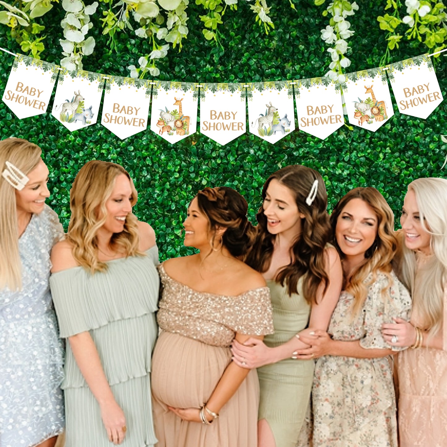 Baby Shower Banner in Safari Theme